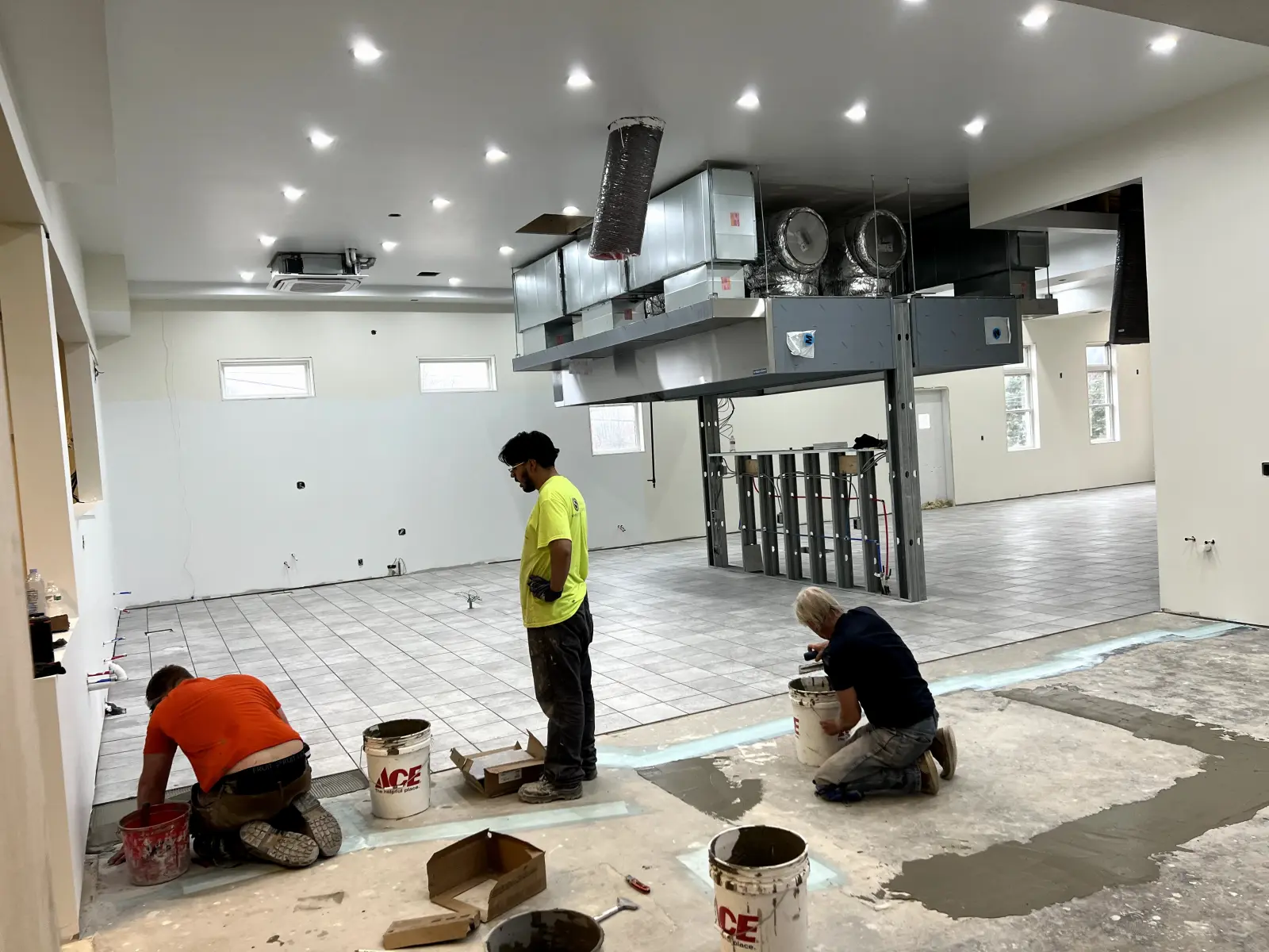 Commercial flooring installation Cleveland Ohio