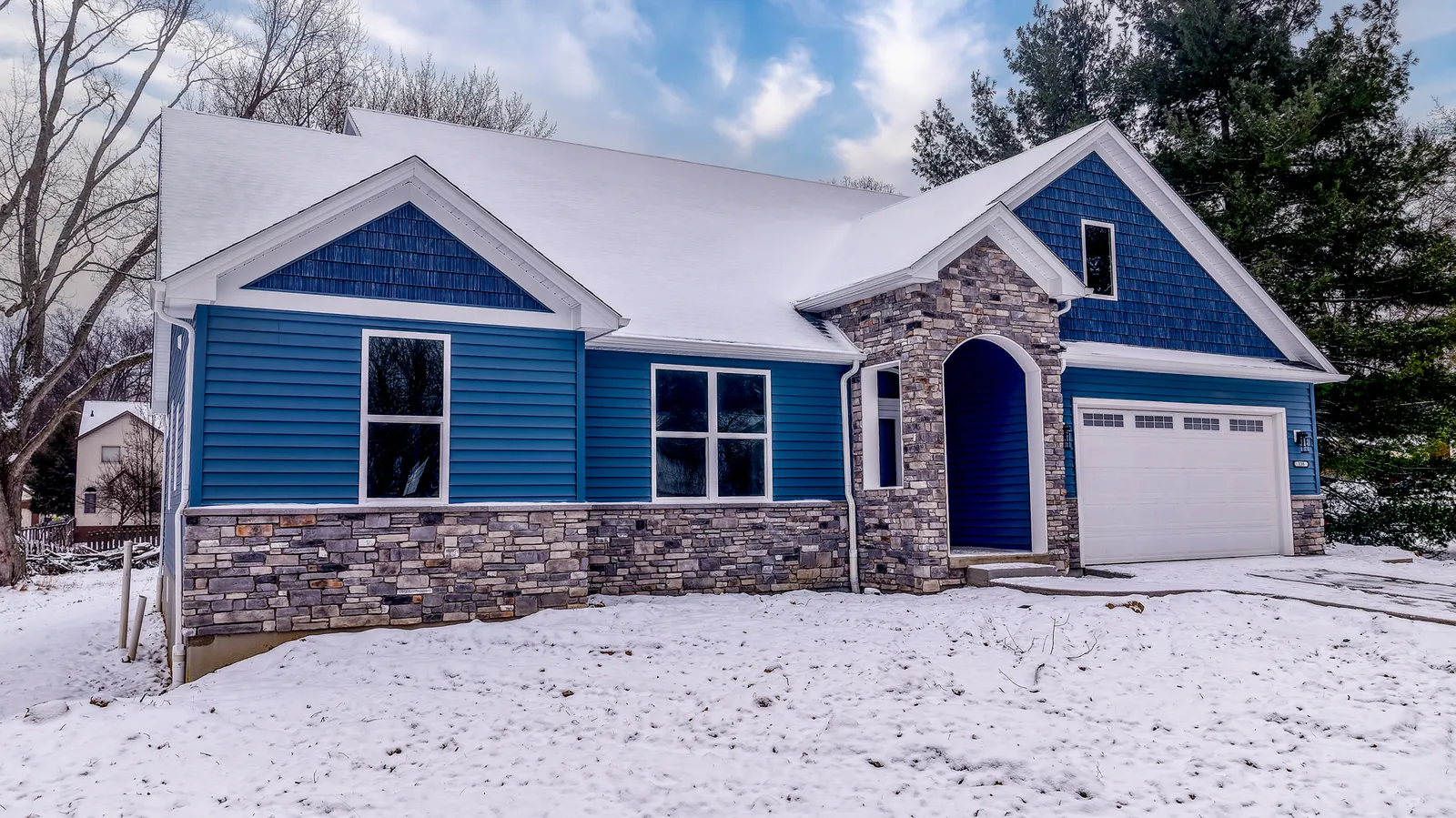 138 Nottingham custom home exterior angle Tallmadge Ohio