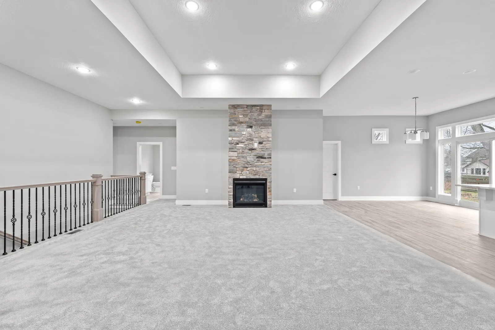 138 Nottingham living room with fireplace Tallmadge Ohio