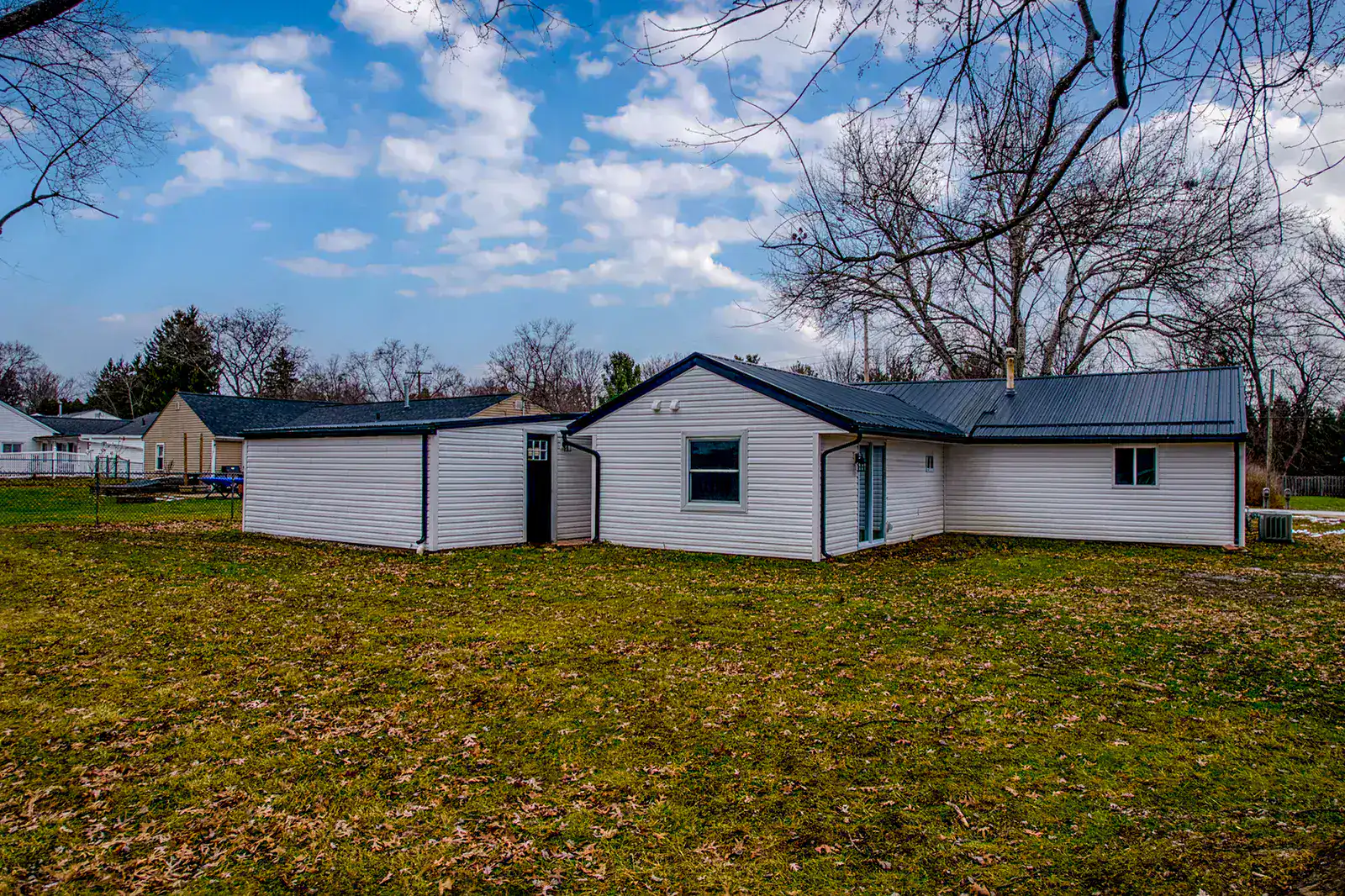 Home addition rear view in Twinsburg Ohio