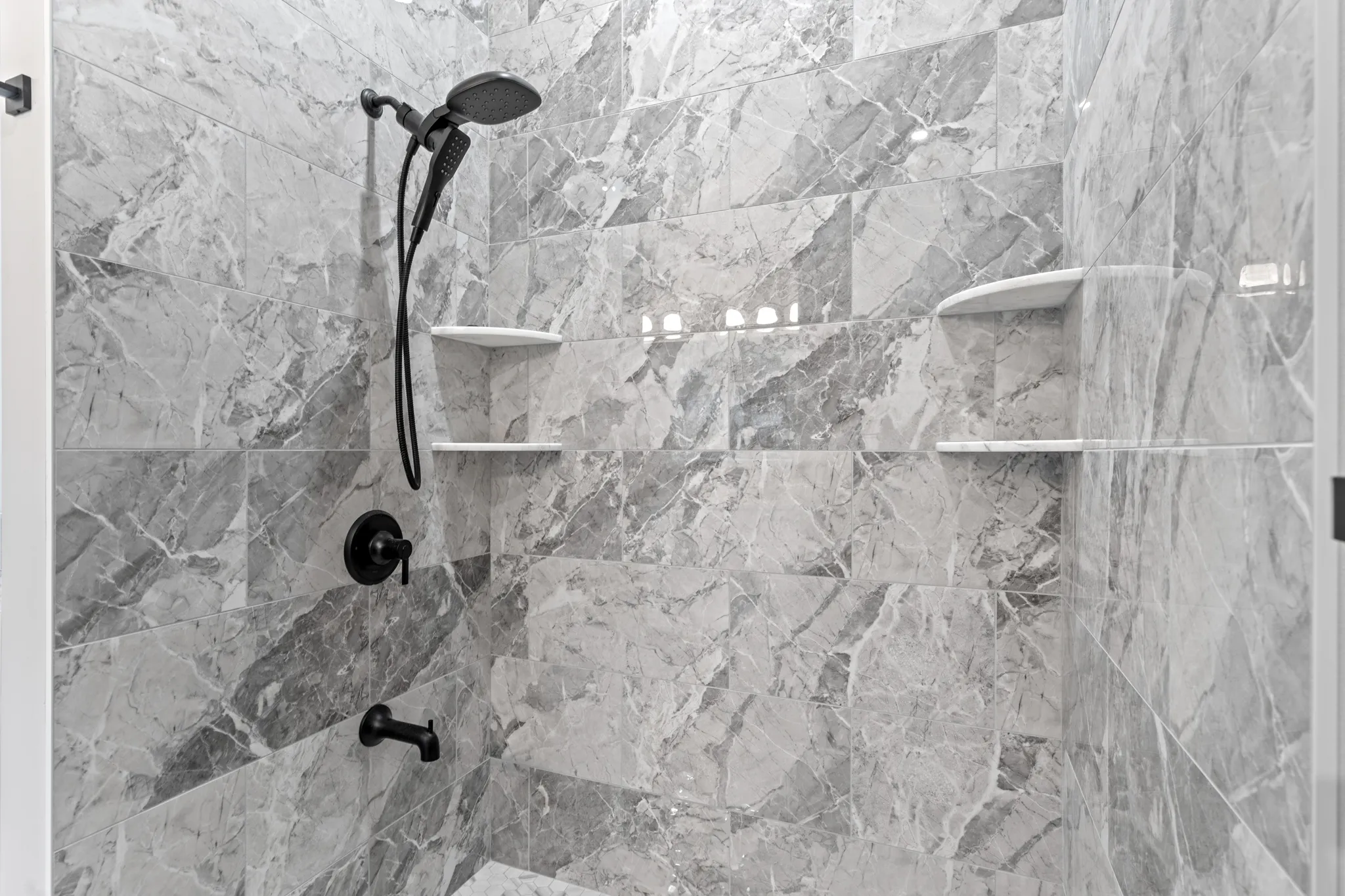 Tile shower