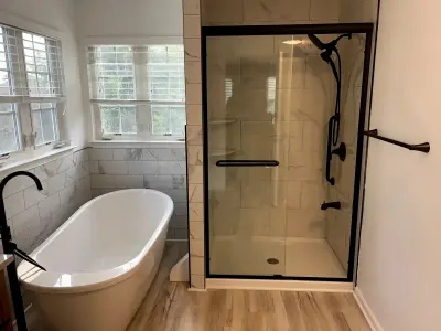 Bathroom renovation detail in Cleveland Ohio