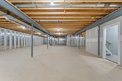 Basement unfinished alternate view - custom home in Tallmadge Ohio