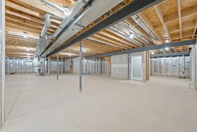 Basement unfinished - custom home in Tallmadge Ohio