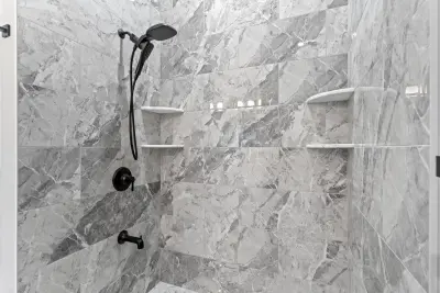 Bathroom shower - custom home in Tallmadge Ohio