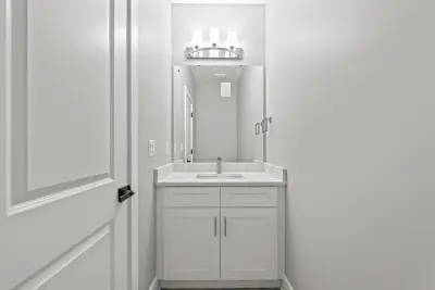 Bathroom sink and vanity - custom home in Tallmadge Ohio