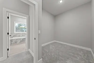 Upstairs bedroom empty - custom home in Tallmadge Ohio