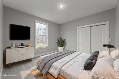 Kids bedroom furnished - custom home in Tallmadge Ohio