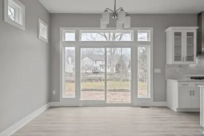 Dining room empty alternate view - custom home in Tallmadge Ohio