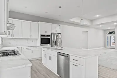 Kitchen appliances view - custom home in Tallmadge Ohio