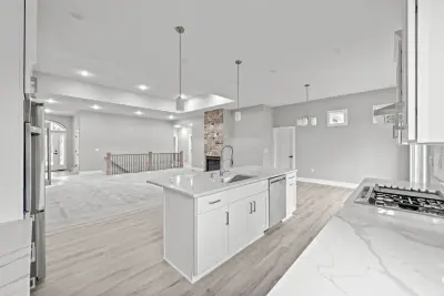 Gourmet kitchen wide view - custom home in Tallmadge Ohio