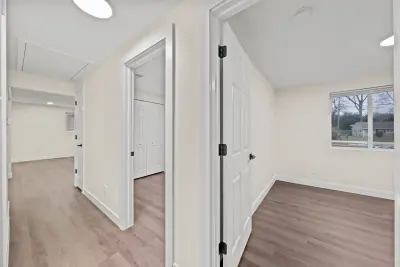 Hallway detail - custom home in Twinsburg Ohio