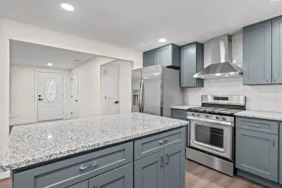 Kitchen detail - custom home in Twinsburg Ohio